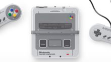 SNES 主题的 3DS XL 看起来很棒，仅限日本